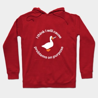 I Think I Will Cause Problems On Purpose Hoodie